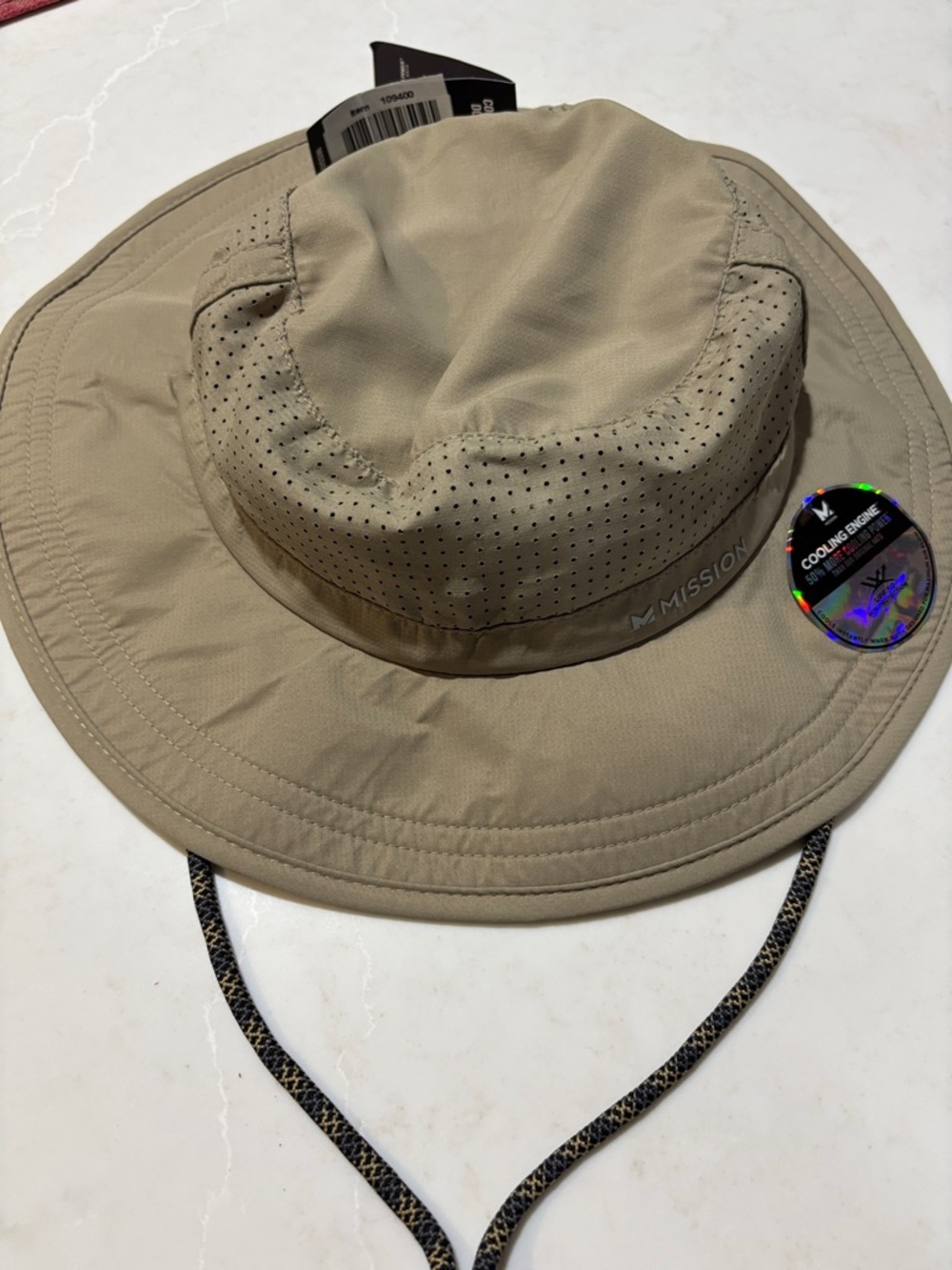 Mission Cooling Anywhere Bonnie Bucket Hat in Khaki